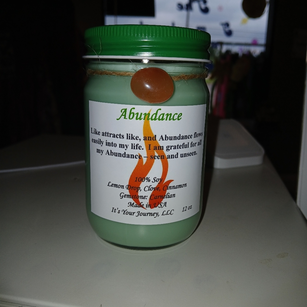 It's your Journey abundance candle